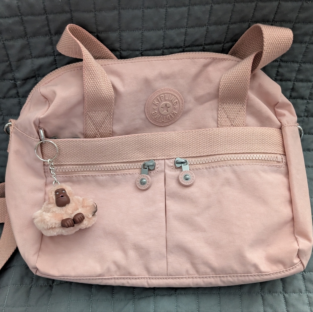 Kipling Klara Handbag In Illuminating Pink NWOT!